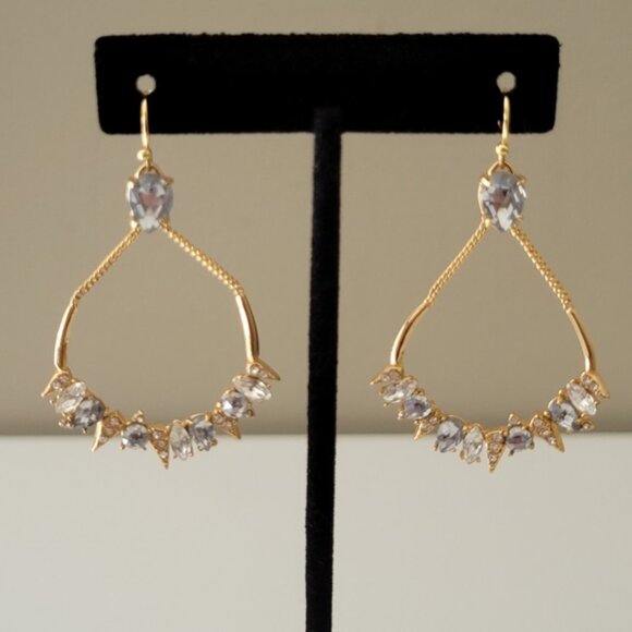 Alexix Bittar luxury big dangle earrings in gold - Picture 5 of 5